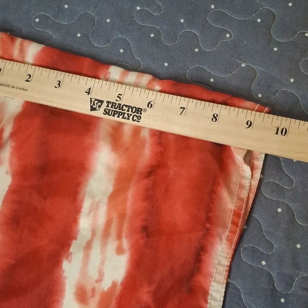 American Eagle Outfitters Red and Black Flag Swim Board Shorts size small